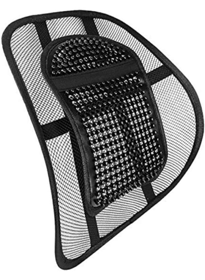 Car Seat Chair Massage Back Lumbar Support Mesh Ventilate Cushion Pad