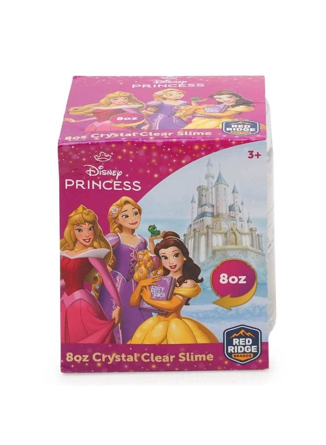 Princess 8oz Crystal Clear Slime | Soft, Glossy & Stretchy | Non-Sticky Slime For Kids | Ideal For Gifting | Clear | Age 3+