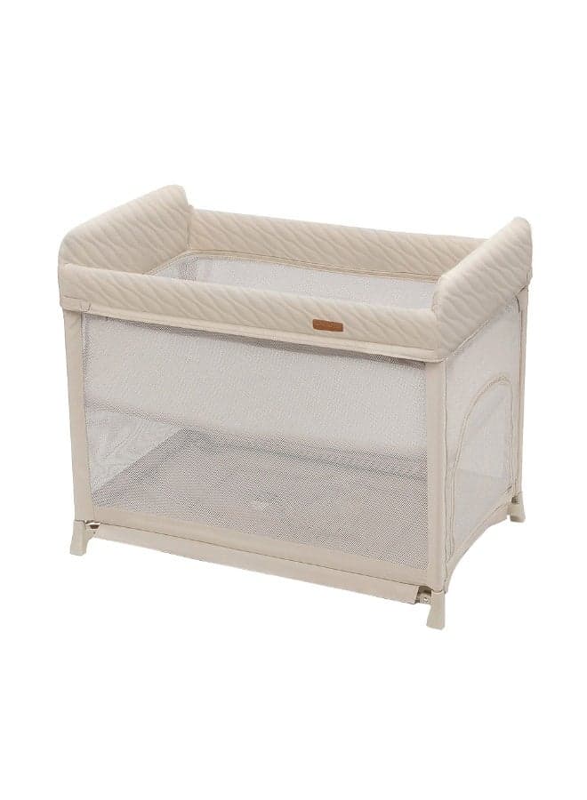MOON DREAM – 2-Level Foldable Travel Cot - Beige