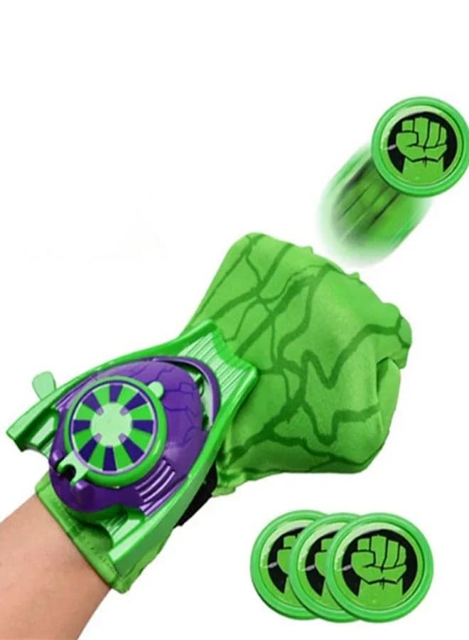 Avengers Hulk Gloves Frisbee Disc Launcher