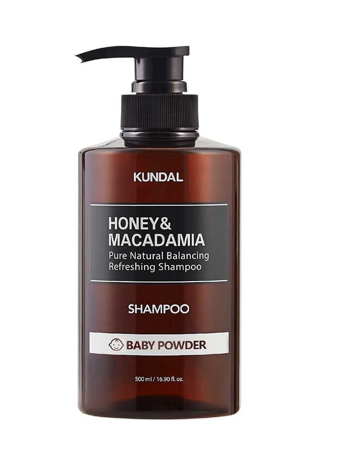 Kundal Honey & Macadamia Pure Natural Balancing Refreshing Shampoo Baby Powder 500ml