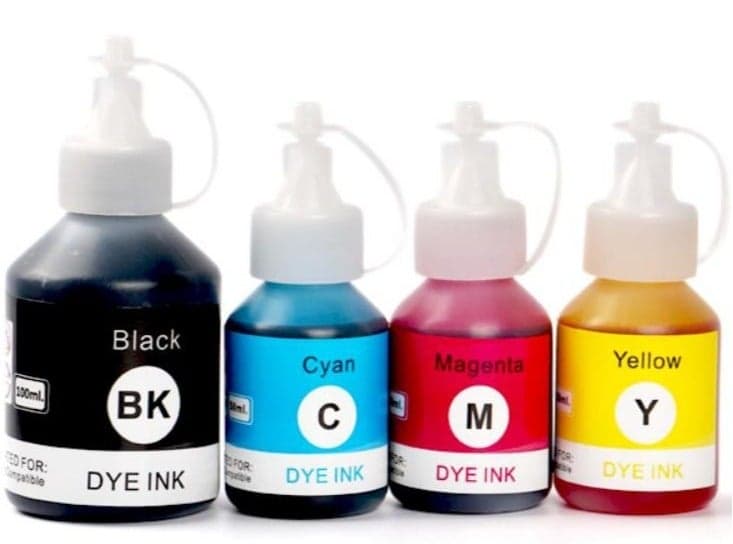 BT6000 BT5000 Ink for Brother Ink Tank 4-Color (Black Cyan Magenta Yellow) Printers Refill for DCP - T300 T500W T700W T310 T510W T710W MFC - T800W T810W T910W T4500DW