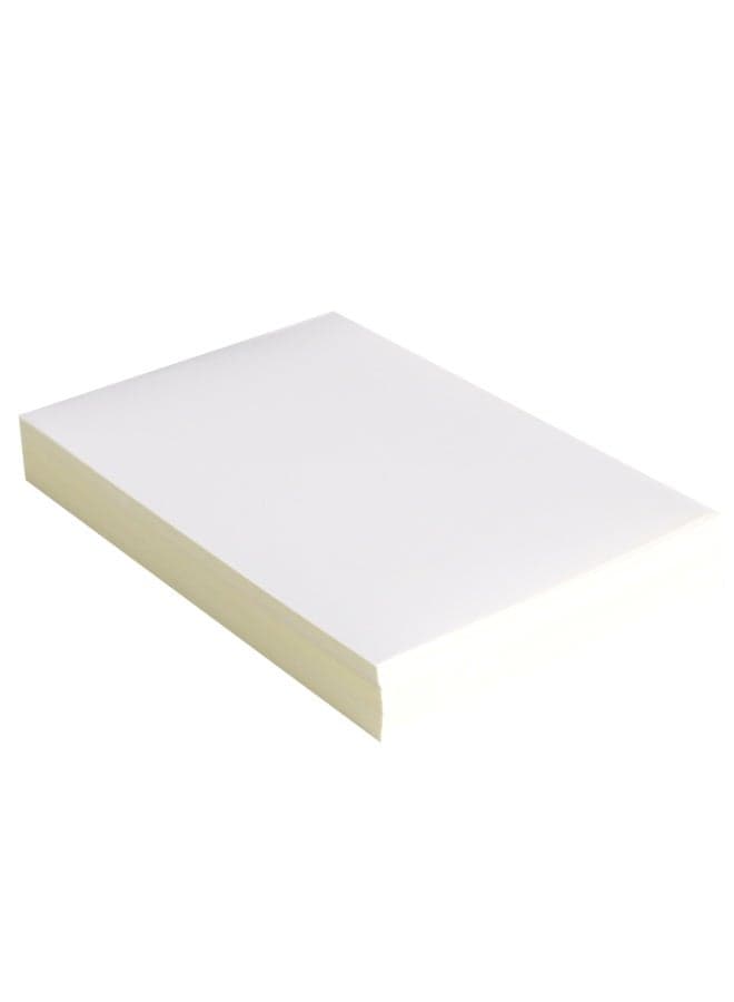 A6 Sticker Matte Finish Paper (10 x 15 cm) | Pack of 100 | Printable Adhesive Shipping Labels for Inkjet & Laser Printers