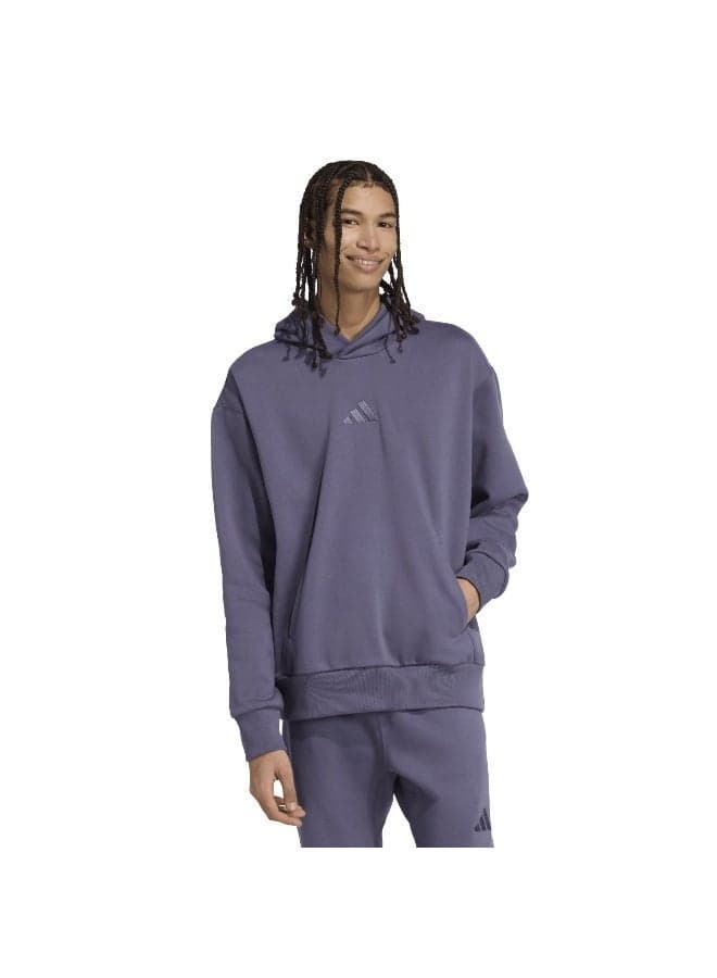 M A Szn Fl Hd Purple Hooded Sweat Sweatshirts For Men