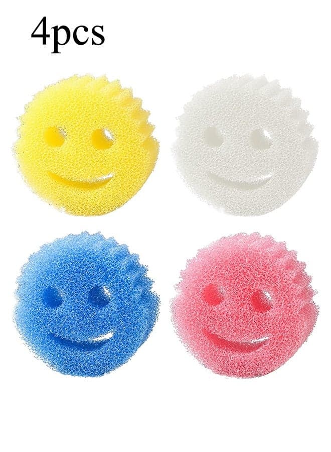 The special sponge for washing dishes and kitchen utensils is ideal for cleaning various surfaces and comes in a set of four pieces