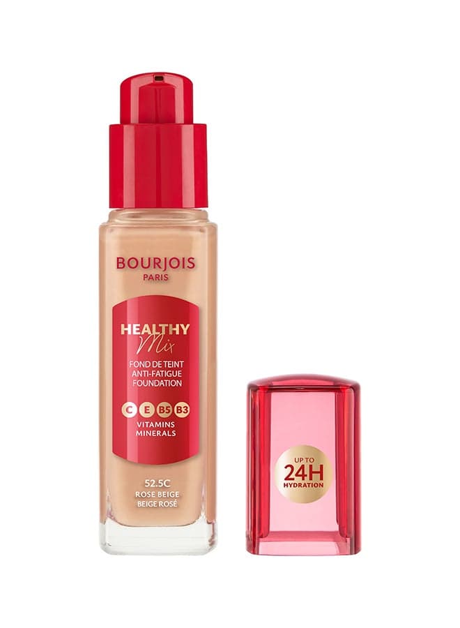Healthy Mix Anti-Fatigue Foundation - 52.5C - Rose Beige, 30ml