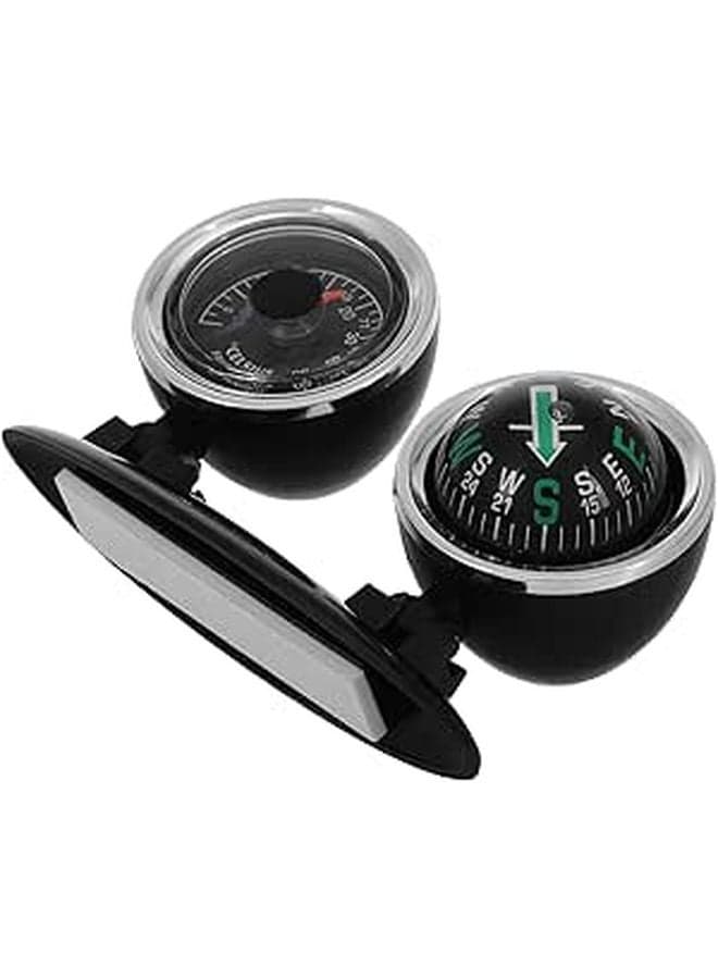 Two In One Auto Interior Marine Dashboard Compass Guide Ball For Vehicle Boat Hiking Outdoor