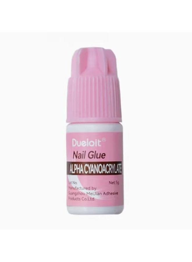 5g False Nails Glue For Nail Tip Professional False Nail Glue Extension Tips For Broken Adhesive Super For Press On Adhesive, Nail Strengthening DIY Nail Art Home Salon Use.