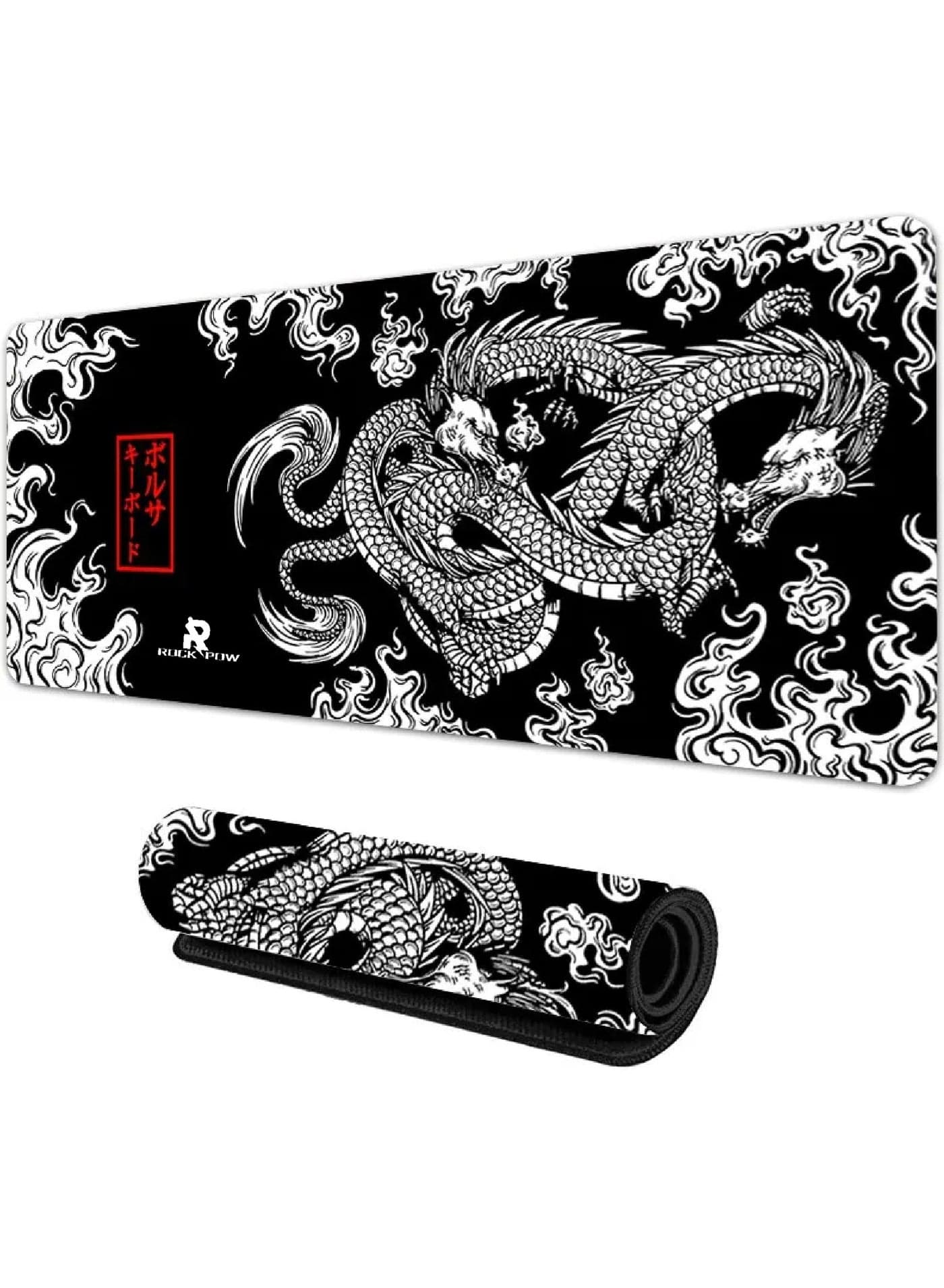 Japanese Dragon Large Gaming Mousepad Keyboard Gamer Mouse Pad on The Table Speed Desk Mat Anime 800 * 300 * 3mm Mouse Mats