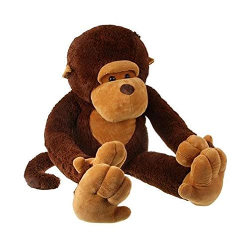 YunNasi Large Stuffed Monkey Giant Monkey Stuffed Animal Big Gorilla Plush Toy for Kids and Girlfriends 433 Inches