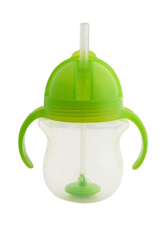 Click Lock Tip and Sip Weighted Flexi Straw Trainer Cup (7 Oz/207 Ml Green)