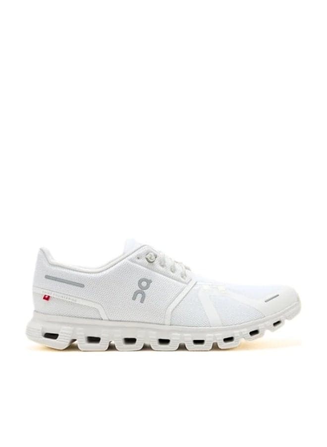 On Cloud 6 All White – Lightweight Unisex Running Shoes