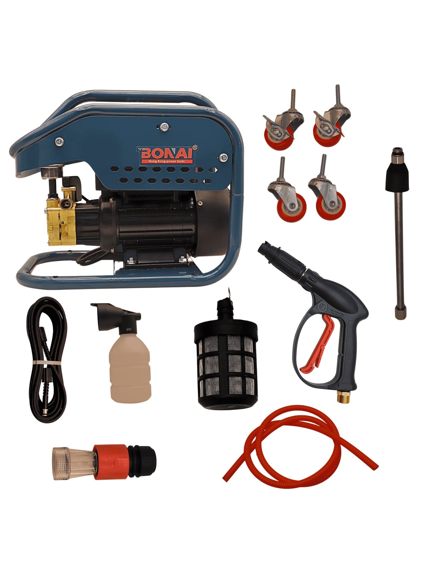 BN-HK70 High Pressure Washer 3000W | 300 Bar Power Washer | 8.5L/min Flow | Self-Priming, Auto Stop, Overheat Protection | Car, Patio, Driveway & Garden Cleaning Machine