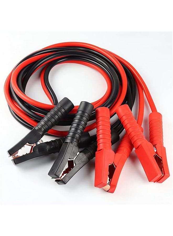 Jumper Cables for Car Battery, 4M 2000Amp Extra Long Heavy Duty Car Battery Jump Leads with Storage Bag Colour Coded Clamps for Petrol and Diesel Car Vans Truck
