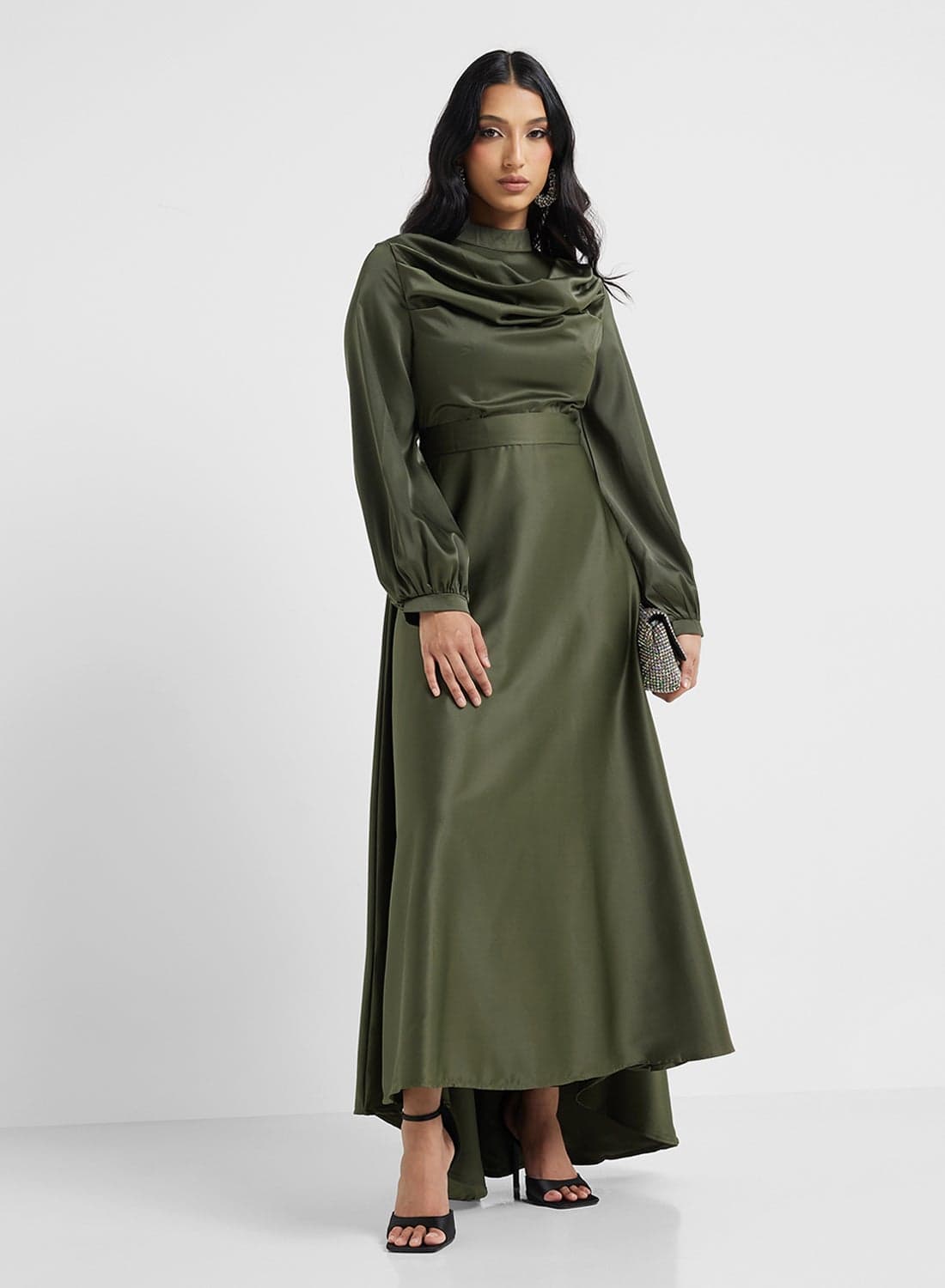 Satin Maxi Dress