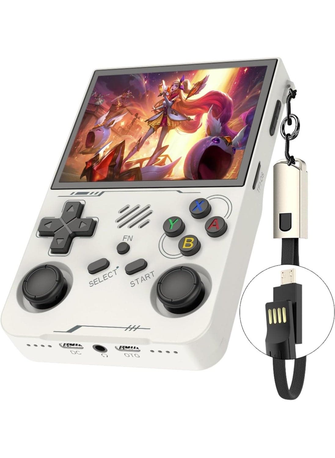 R36XX Retro Portable Game Console 3.5 Inch IPS Screen Open Source Linux System Handheld Emulator Device with 64GB TF Card Preloaded Over 40000 Classic Retro Games Purple 64G Edition Portable Gaming Console for Nostalgic Arcade and Console Gaming Experience