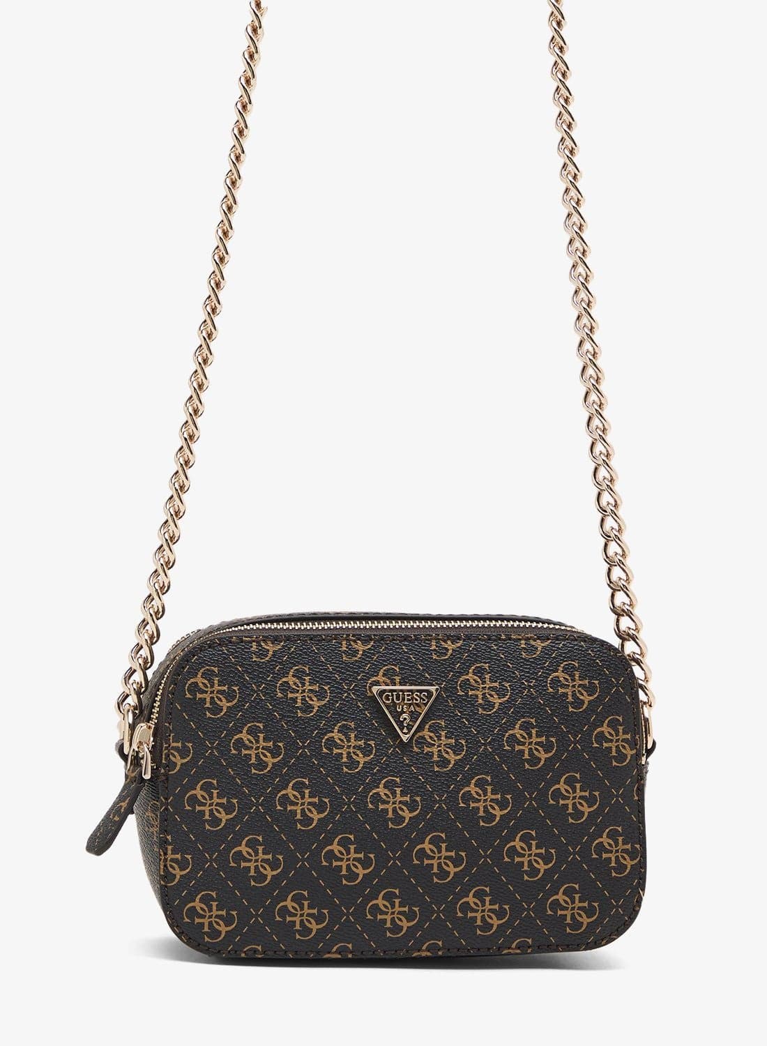 Noelle Logo Detail Zip Through Crossbody