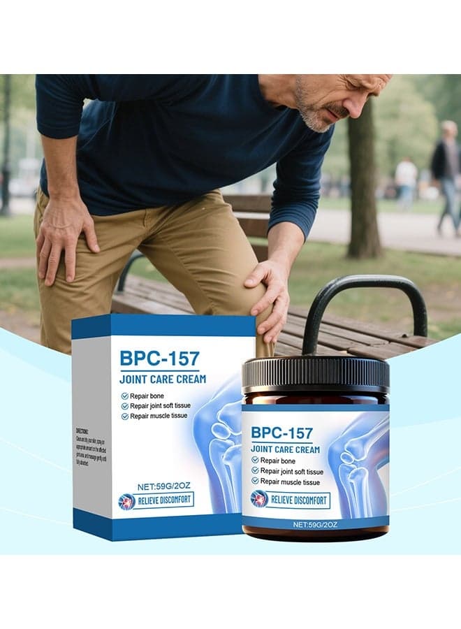 BPC-157 Joint Care Cream, Fast-Acting Relief Creams For Muscle & Joint Discomfort, Joint Pain Cream Relieves Cervical Spondylosis, Pain Numbness Of Lumbar Spine, Knee Joint Topical CreamJoint Activities Throughout The Body, 59G