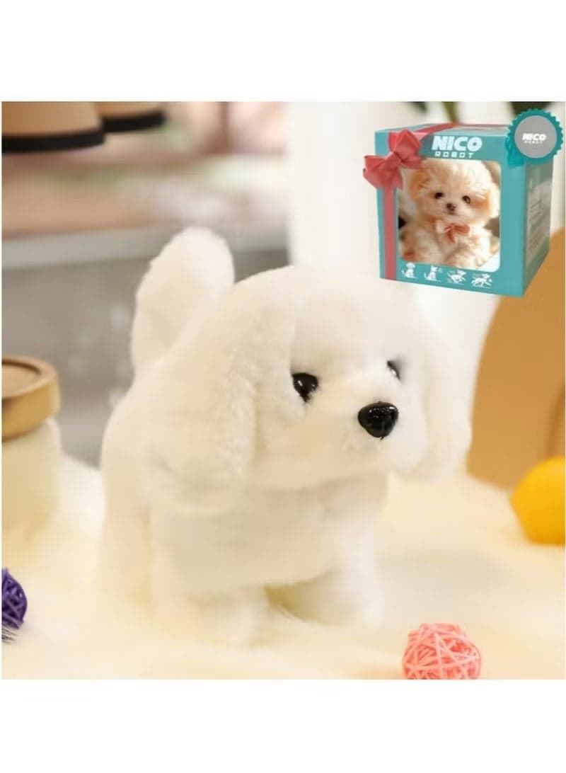 Robot Dog Nico, Robot Puppy That Acts Like a Real Dog, Realistic Robotic AI Pet Dogs, Nico Robots Puppy, Electronic Interactive Stuffed Dogs for Sitting, Barking, Walking and Running B