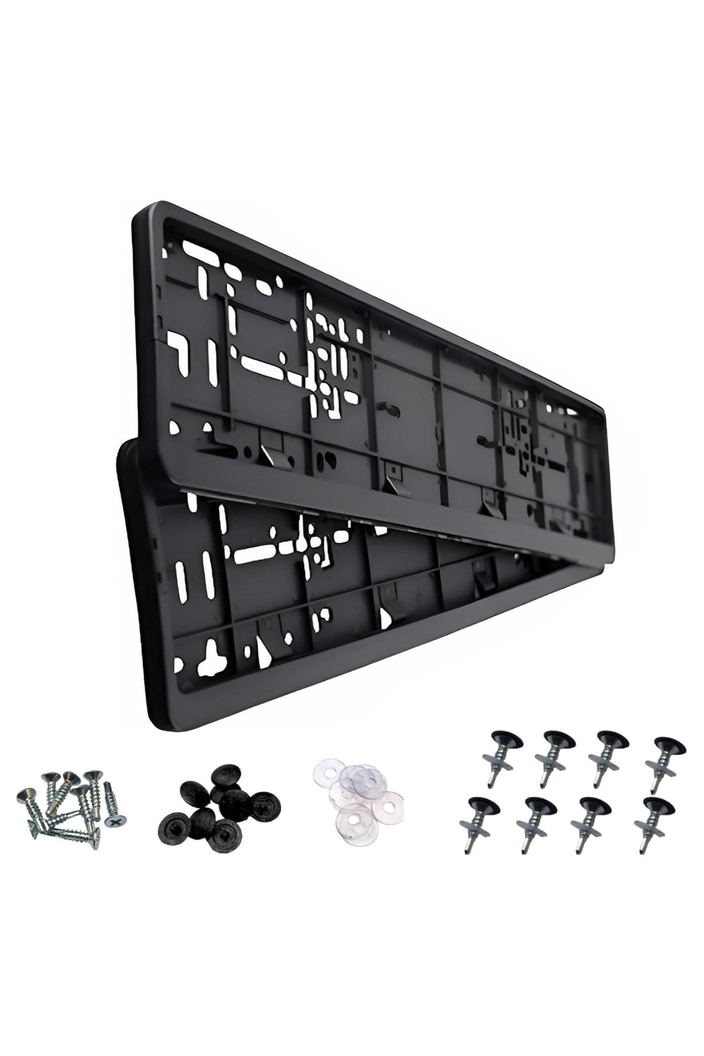 Car Number Plate |License Frame| for Dubai,Abu Dhabi,Sharjah,Ajman,Ras al Khaimah,fit for All Emirates UAE with 8 Pcs Screw