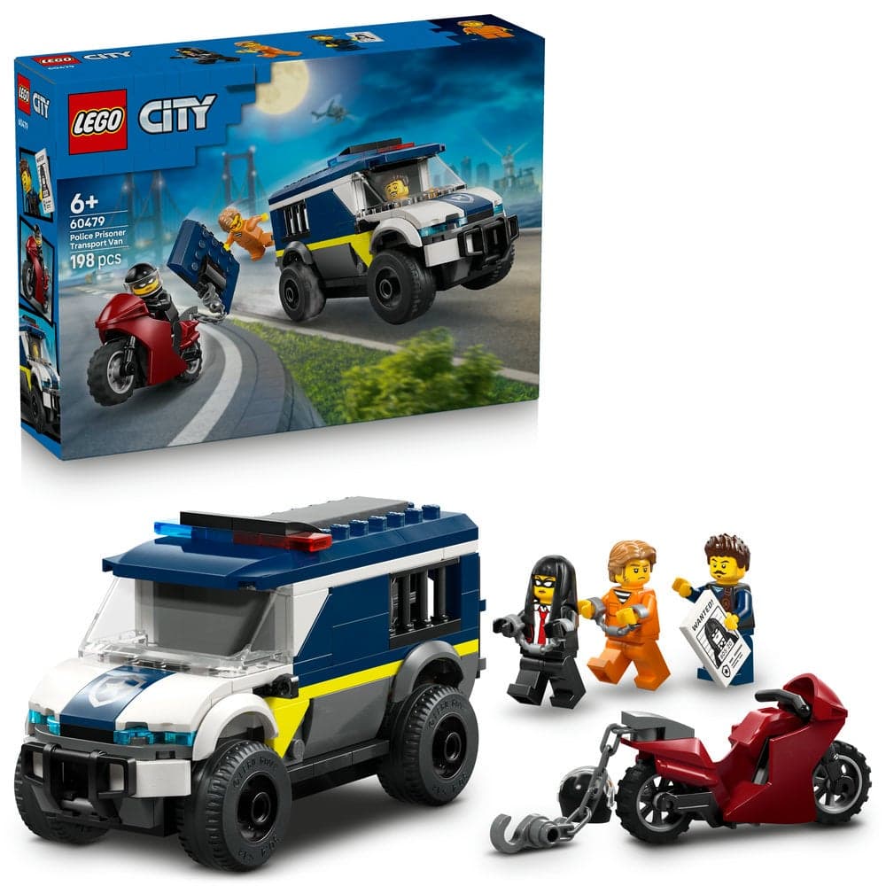 City Police Prisoner Transport Van 60479 (Age 6+, 198 Pieces)