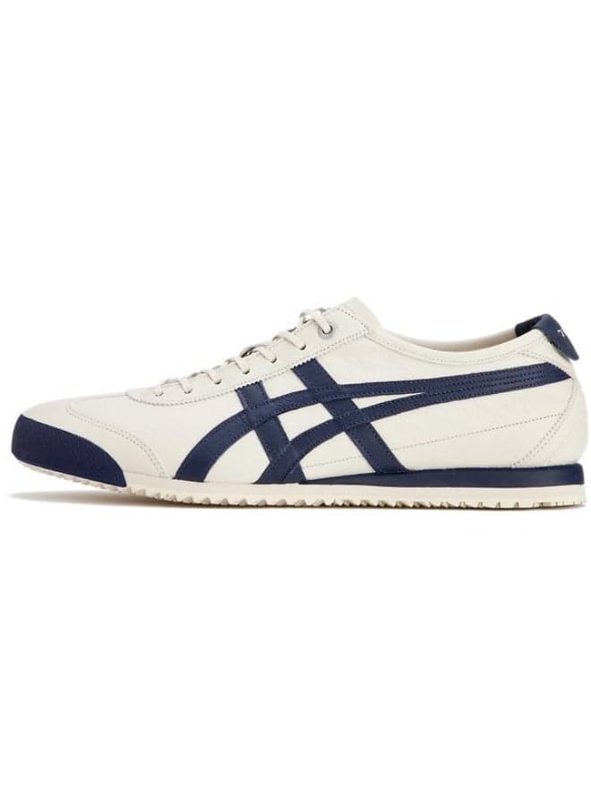 Mexico 66 Sd Low Top Shoes Beige/Navy Blue For Women/Men/Students