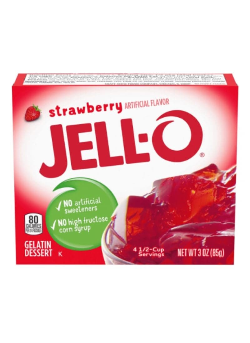 Strawberry Gelatin Dessert