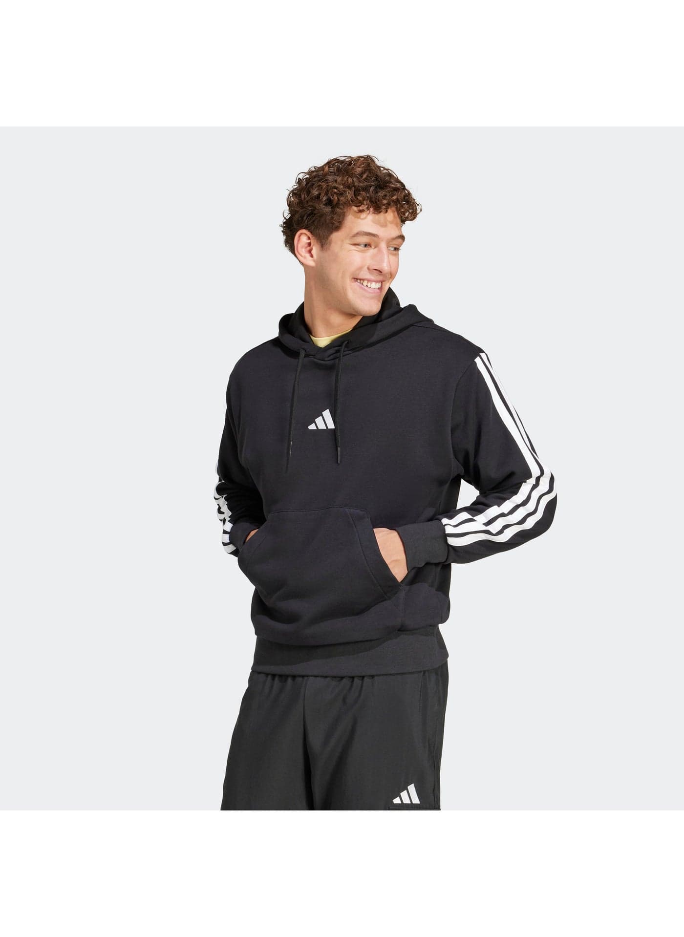 3 Stripe Essential French Terry Hoodie