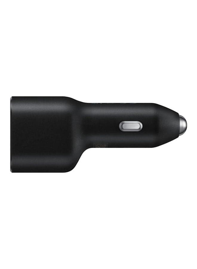 Dual Port Car Charger 25W + 15W Black