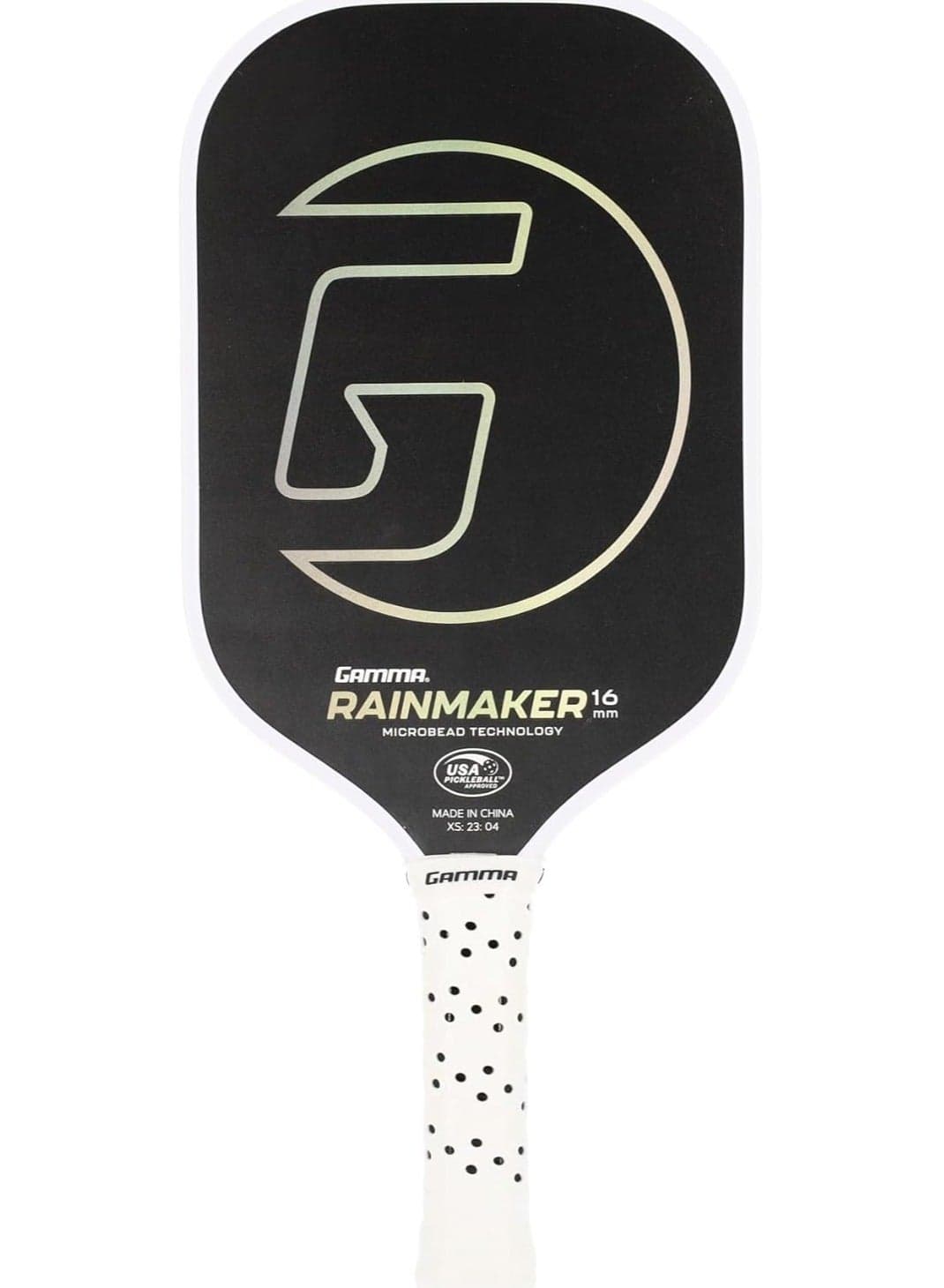 Rainmaker Pickleball Paddle Lightweight, Large Sweet Spot, Microbead Carbon Fiber Face For Increased Spin & Control, Customizable Swing Weight, 16Mm & Available In 6 Colors