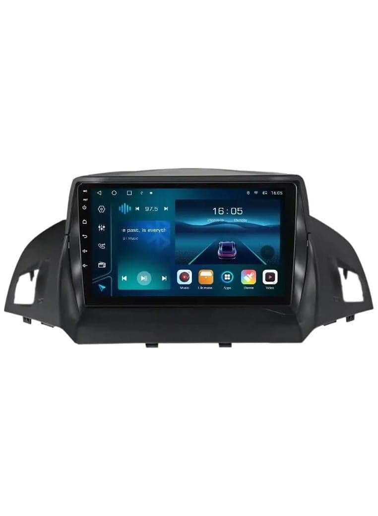 Android Car Stereo for Ford Escape Kuga 2 2013-2017 1GB RAM 32GB ROM 9 Inch Support MirrorLink WiFi BT, 2.5D IPS Touch Screen with AHD Camera Included