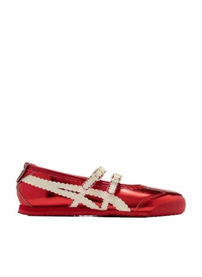 Mexico 66 TGRS Women’s Ballet Flats - Red | Comfortable & Stylish Casual Mary Jane Shoes