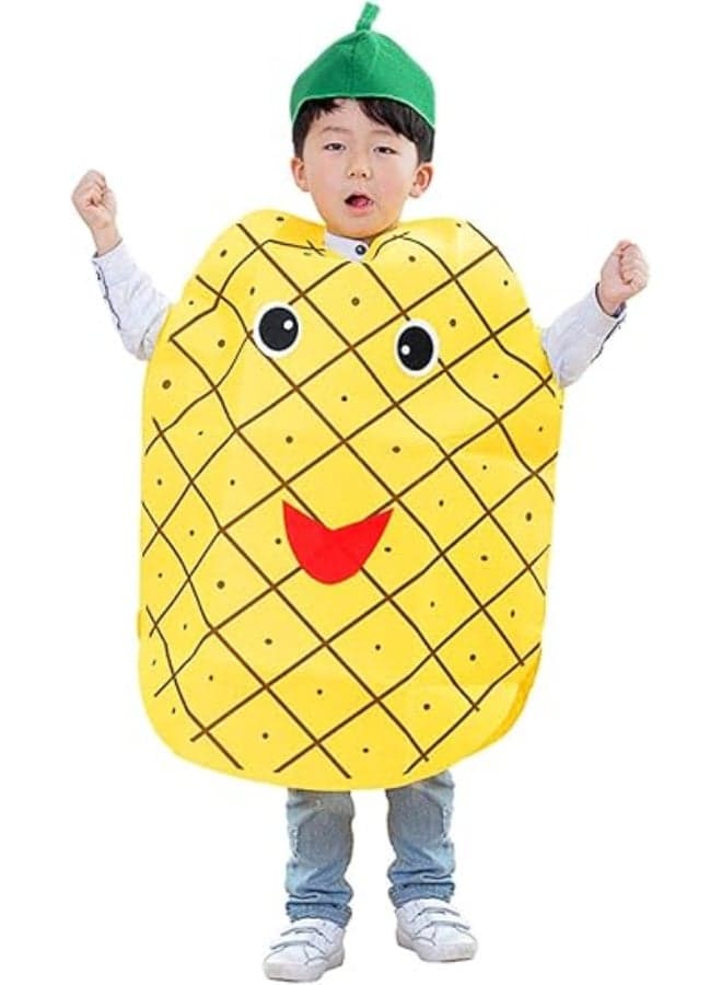 Unisex Halloween Costume Dress Set Fruits Costume Suit with Hat