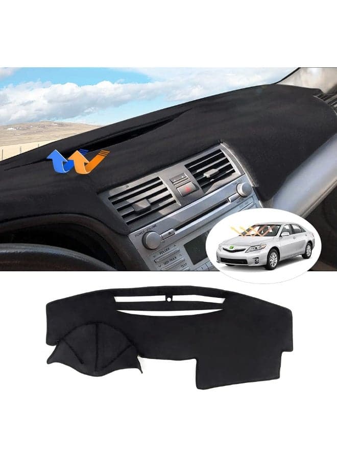 Dashboard Cover Mat for Toyota Camry 2007–2011 – Anti-Slip Dash Mat Protector, UV Heat Shield, Sunlight Glare Reduction Pad