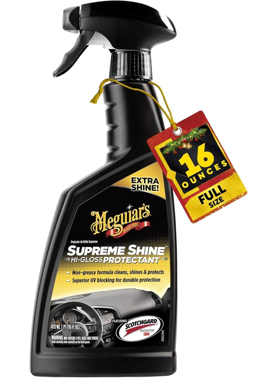 Supreme Shine Protectant G4016 – High‑Gloss Spray Protectant for Vinyl, Plastic & Rubber – 473ml