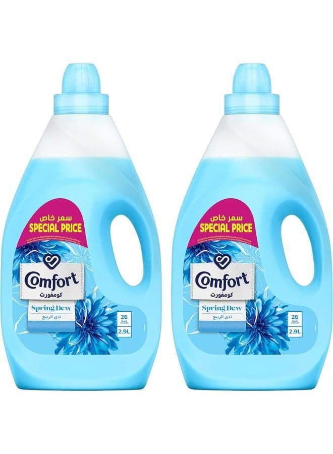 Spring Dew Fabric Softener (2.9L Pack of 2)