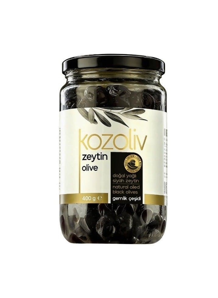 Oiled Premium Turkish Black Olives 400 gr