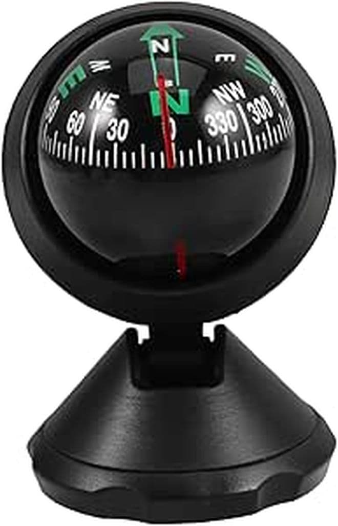 Car Compass High Precision Dashboard Direction Indicator For SUV Truck Outdoor Travel Camping