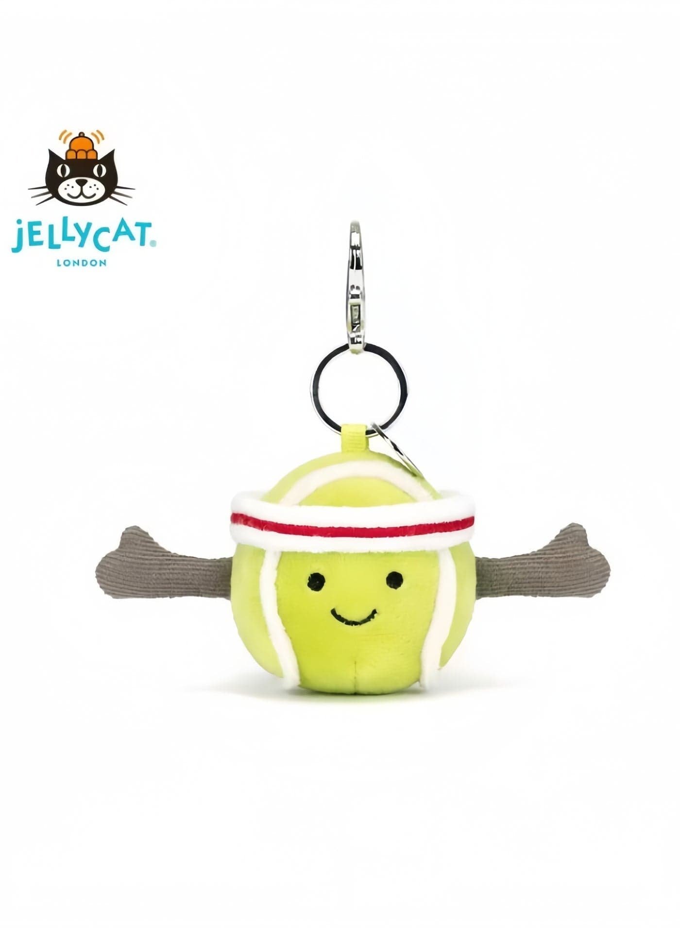 Amusables Sports Tennis Bag Hanging Accessory Keychain Plush Toy Birthday Gift