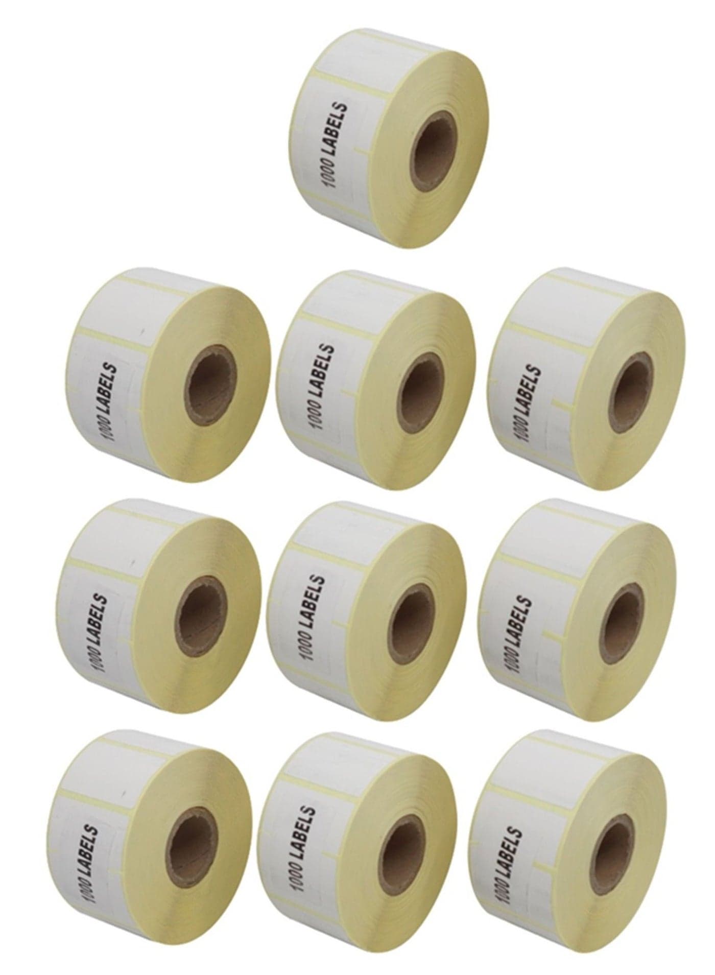 10-Piece Direct Thermal Barcode Label Sticker 38x25mm Size