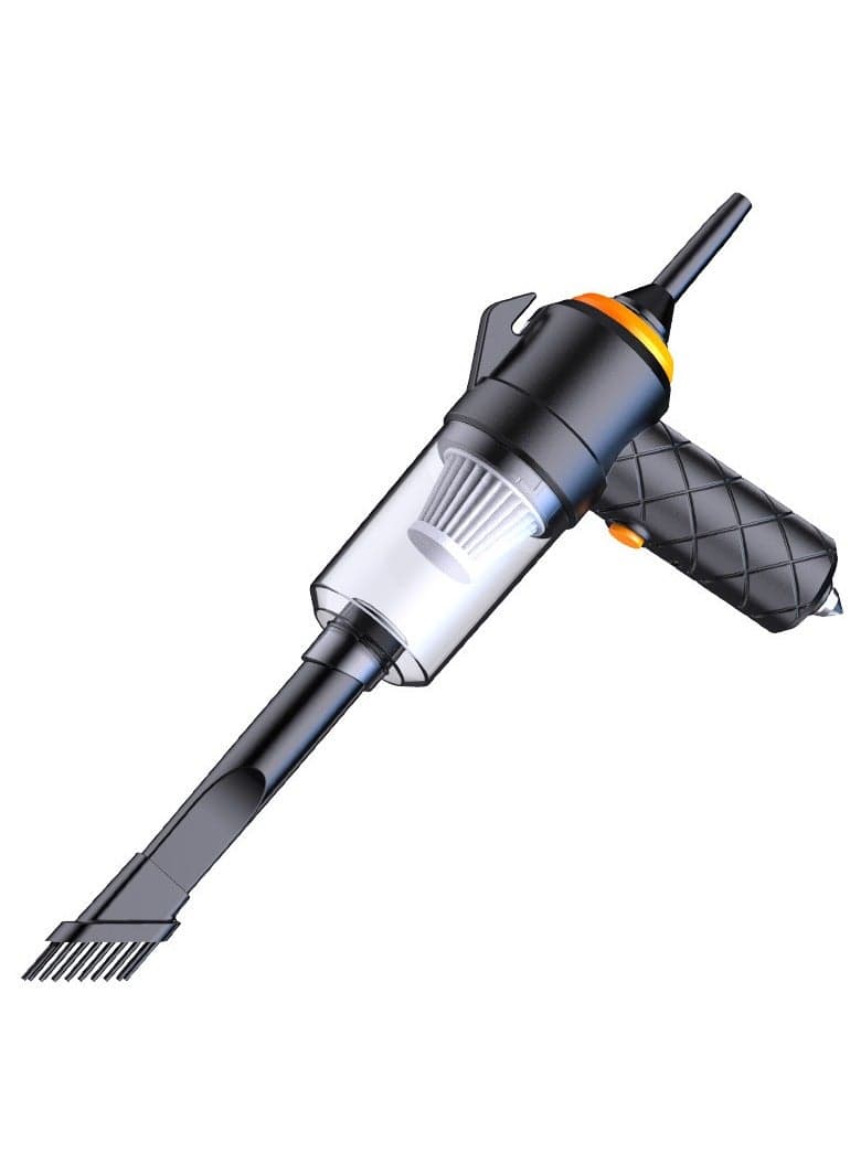 Car vacuum cleaner, 6-in-1 cordless vacuum cleaner and air dust collector, suitable for cars, homes, offices, pets household and electronic device dust collector, keyboard cleaning vacuum cleaner.