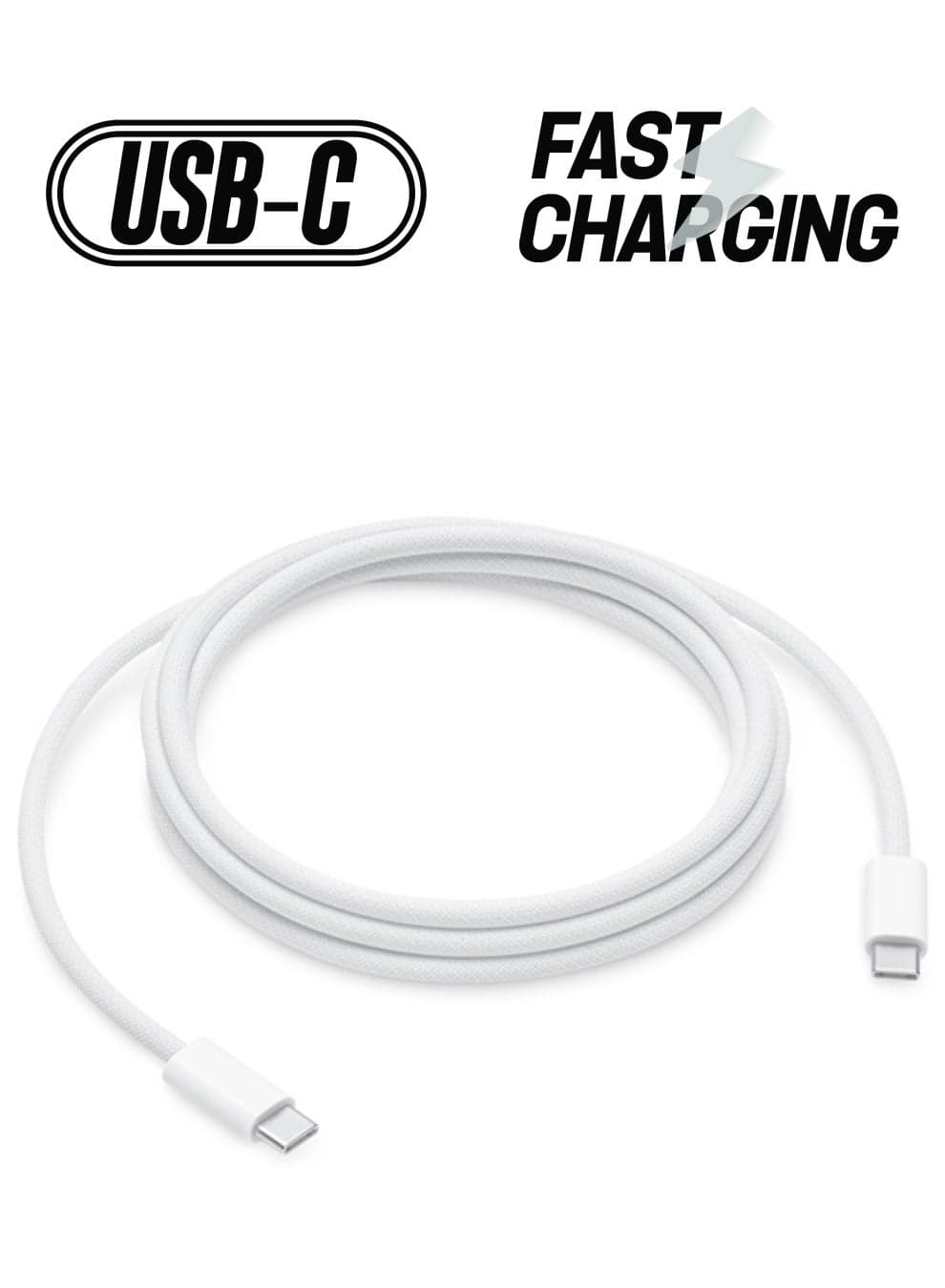USB-C Charge Cable 2M White