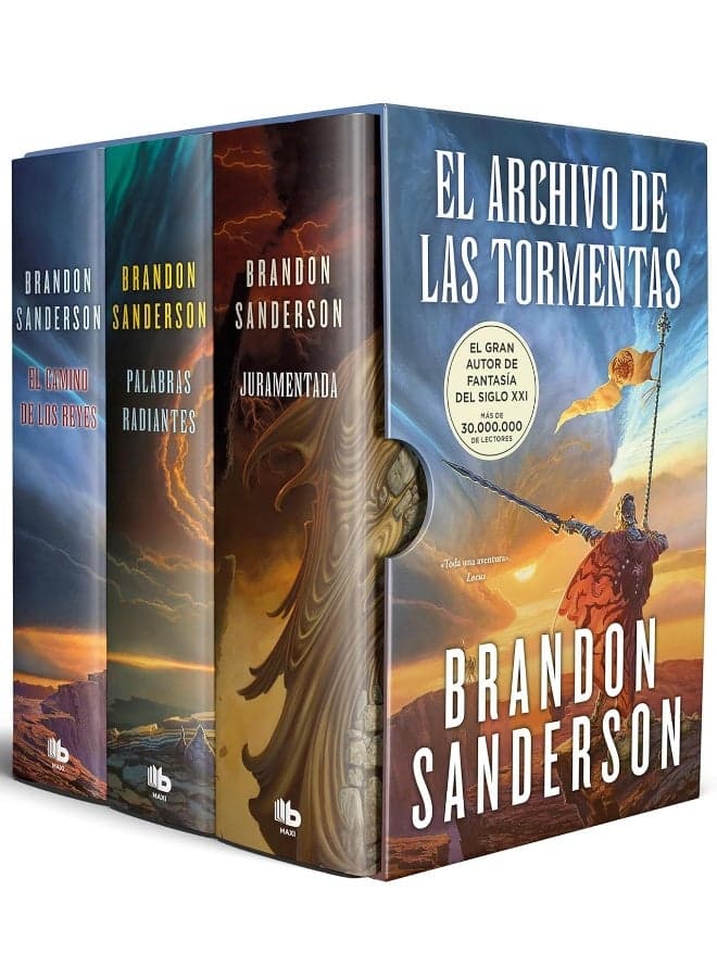 Estuche Archivo de Las Tormentas / The Stormlight Archive Boxed Set: (The Way of Kings, Words of Radiance, Oathbringer)