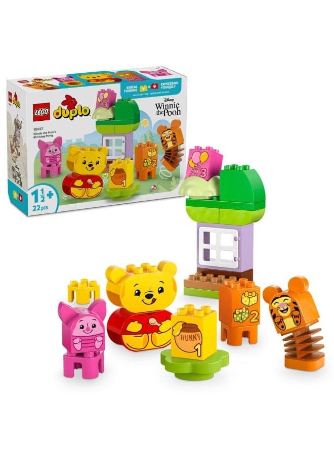 DUPLODisney Winnie the Pooh’s Birthday Party 10457 (Age 1½+, 22 Pieces)