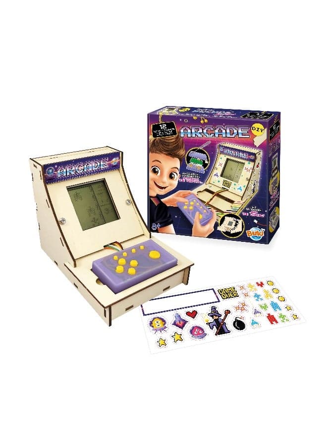Arcade Cabinet – Electronics Kit | Build a working mini arcade cabinet yourself, for Kids 8+ Years