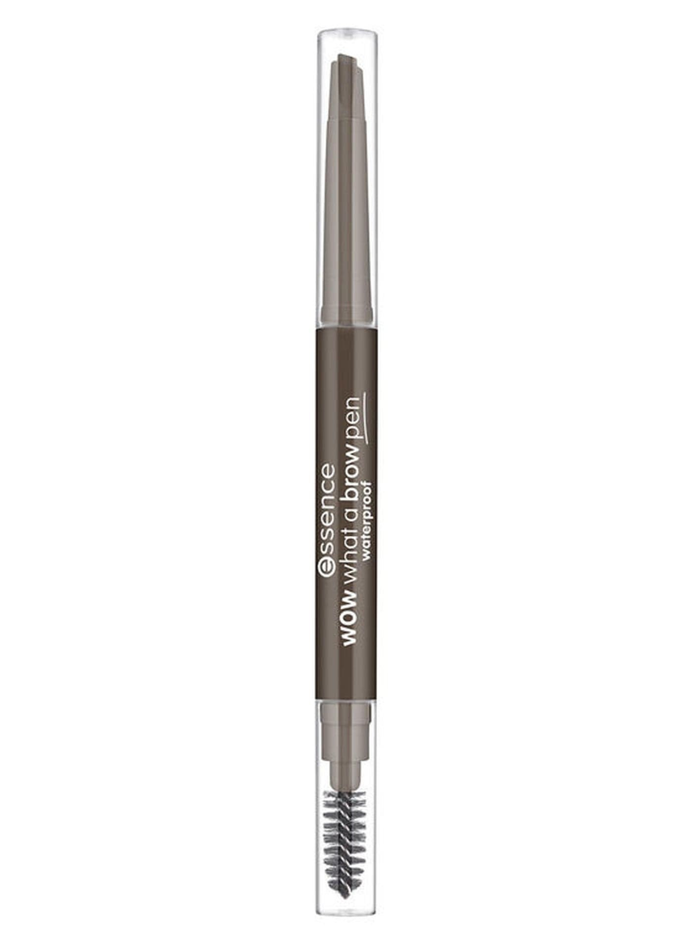 | Wow What A Brow Waterproof Eyebrow Pencil | Shade 03 Dark Brown | Long Lasting Retractable Slim Brow Definer with Brush | Natural Finish for Defined & Bushy Eyebrows (Pack of 1) Dark Brown
