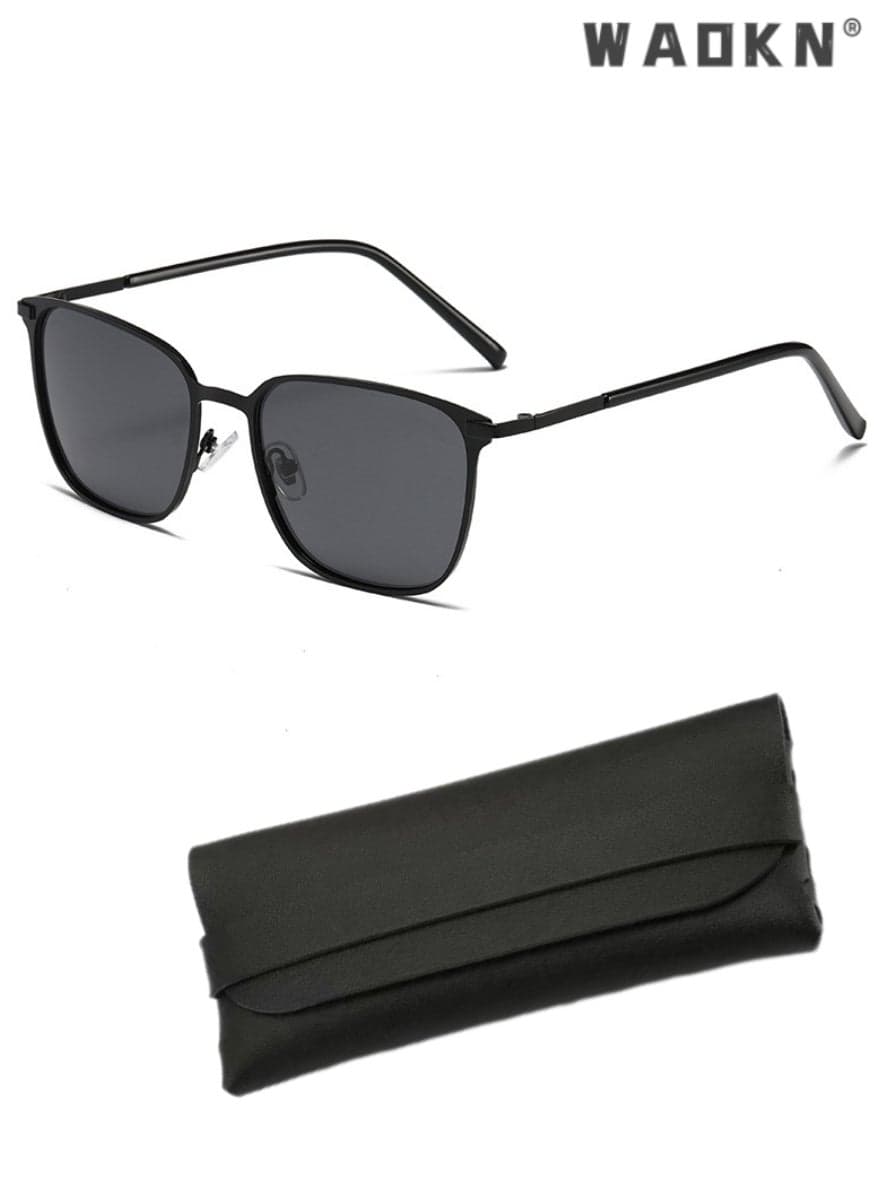Square Polarized Sunglasses for Women Men, Classic Driving Ladies Sun Glasses,UV400 Protection Sun Glasses,Sun Protection Sunglasses Suitable for Summer Outdoor Beach Travel Camping Driving