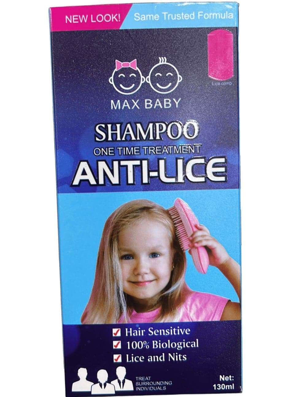 Max Baby Shampoo Anti Lice 130 ml