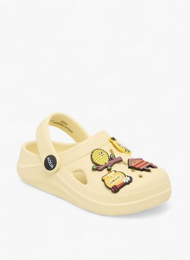 Girls Jibbitz Accent Clogs with Backstrap