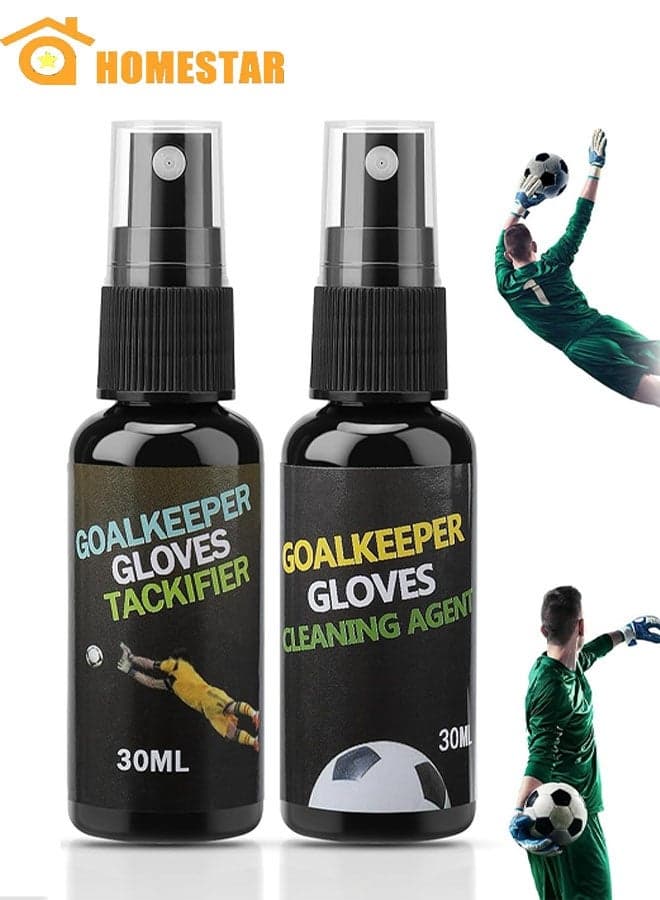 Goalkeeper Glove Grip Spray and Glue Remover Spray for Match Goalkeeper Gloves